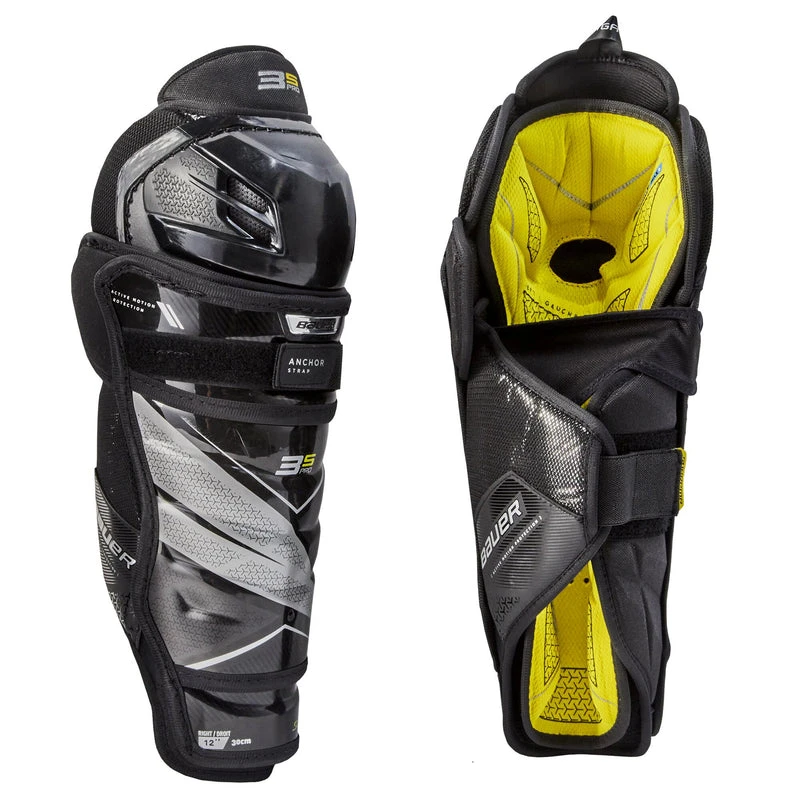 Bauer Supreme 3S Pro Junior Hockey Shin Guards (2021) 4 Bauer Supreme 3S Pro Junior Hockey Shin Guards (2021) - Image 2