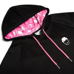 Pink Whitney Printed Adult Hoodie - Black/Pink -Kirby's Source For Sports 30383b50a4a5f7fd8a663685a3fbcd52 800x800