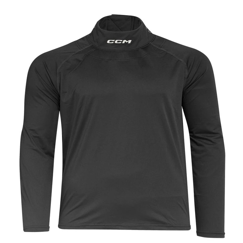 CCM Neck Guard Senior Long Sleeve Baselayer Top 3 CCM Neck Guard Senior Long Sleeve Baselayer Top