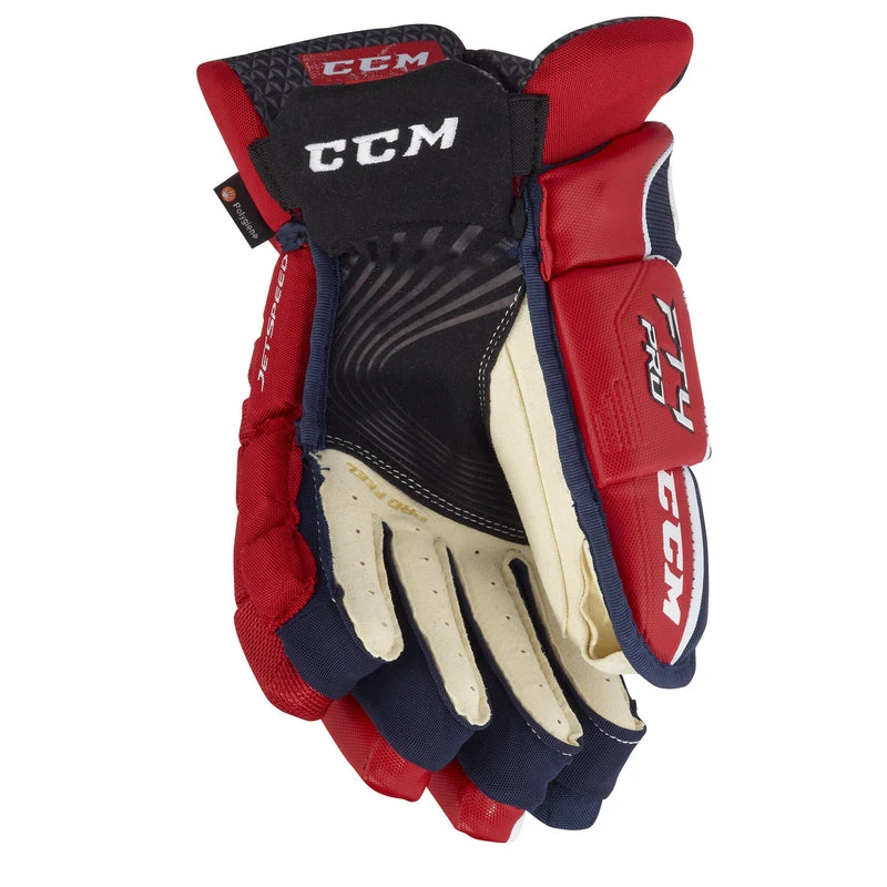 CCM JetSpeed FT4 Pro Junior Hockey Gloves (2021) 4 CCM JetSpeed FT4 Pro Junior Hockey Gloves (2021) - Image 2