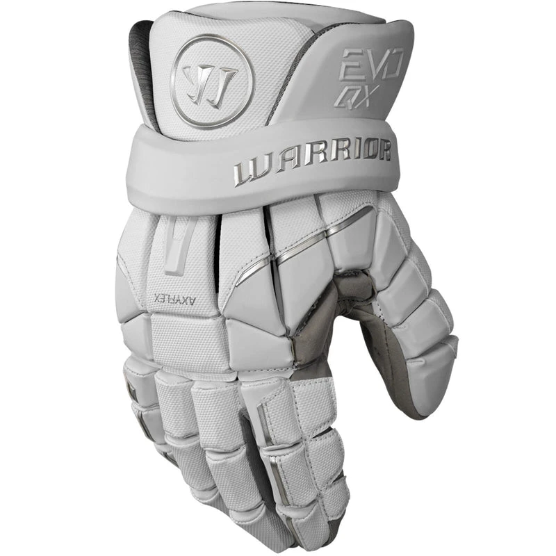 Warrior EVO QX Lacrosse Gloves - White 4 Warrior EVO QX Lacrosse Gloves - White - Image 2