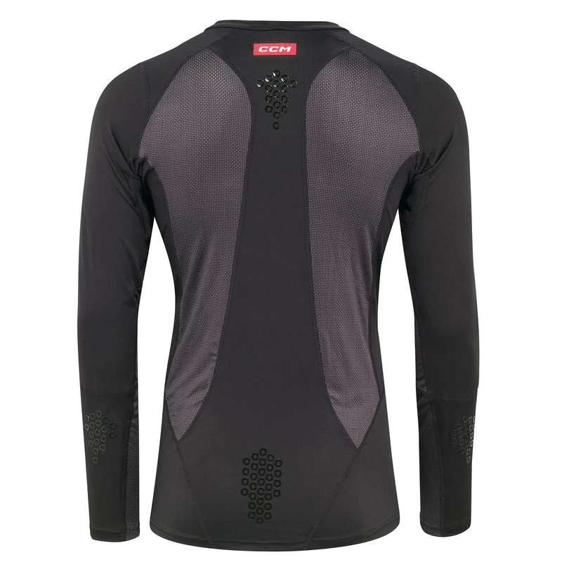 CCM Senior Long Sleeve Compression Baselayer Top With Gel Application 4 CCM Senior Long Sleeve Compression Baselayer Top With Gel Application - Image 2