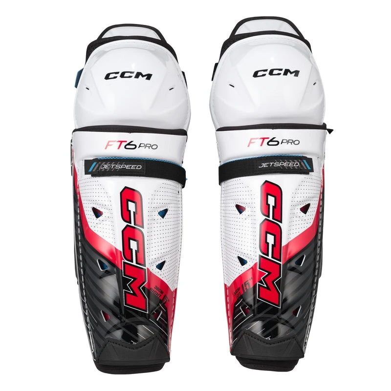 CCM JetSpeed FT6 Pro Senior Hockey Shin Guards (2023) 3 CCM JetSpeed FT6 Pro Senior Hockey Shin Guards (2023)