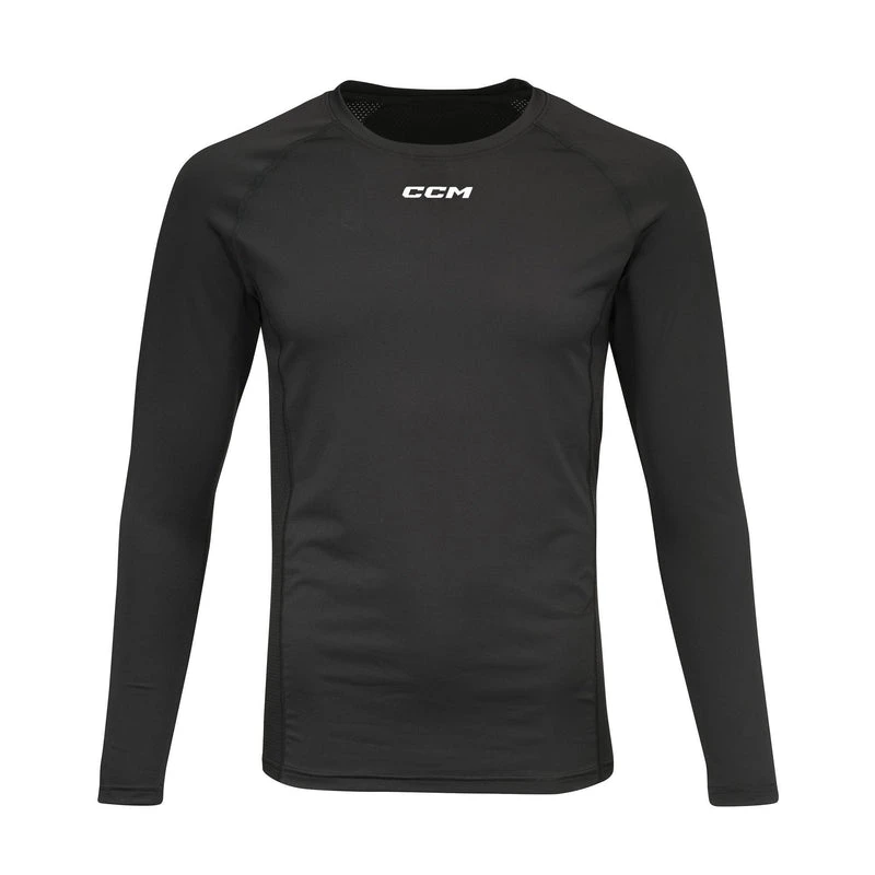 CCM Senior Performance Compression Long Sleeve Baselayer Top 3 CCM Senior Performance Compression Long Sleeve Baselayer Top