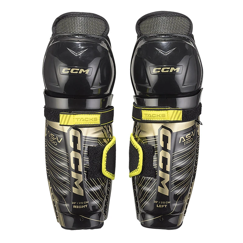 CCM Tacks AS-V Pro Youth Hockey Shin Guards (2022) 3 CCM Tacks AS-V Pro Youth Hockey Shin Guards (2022)